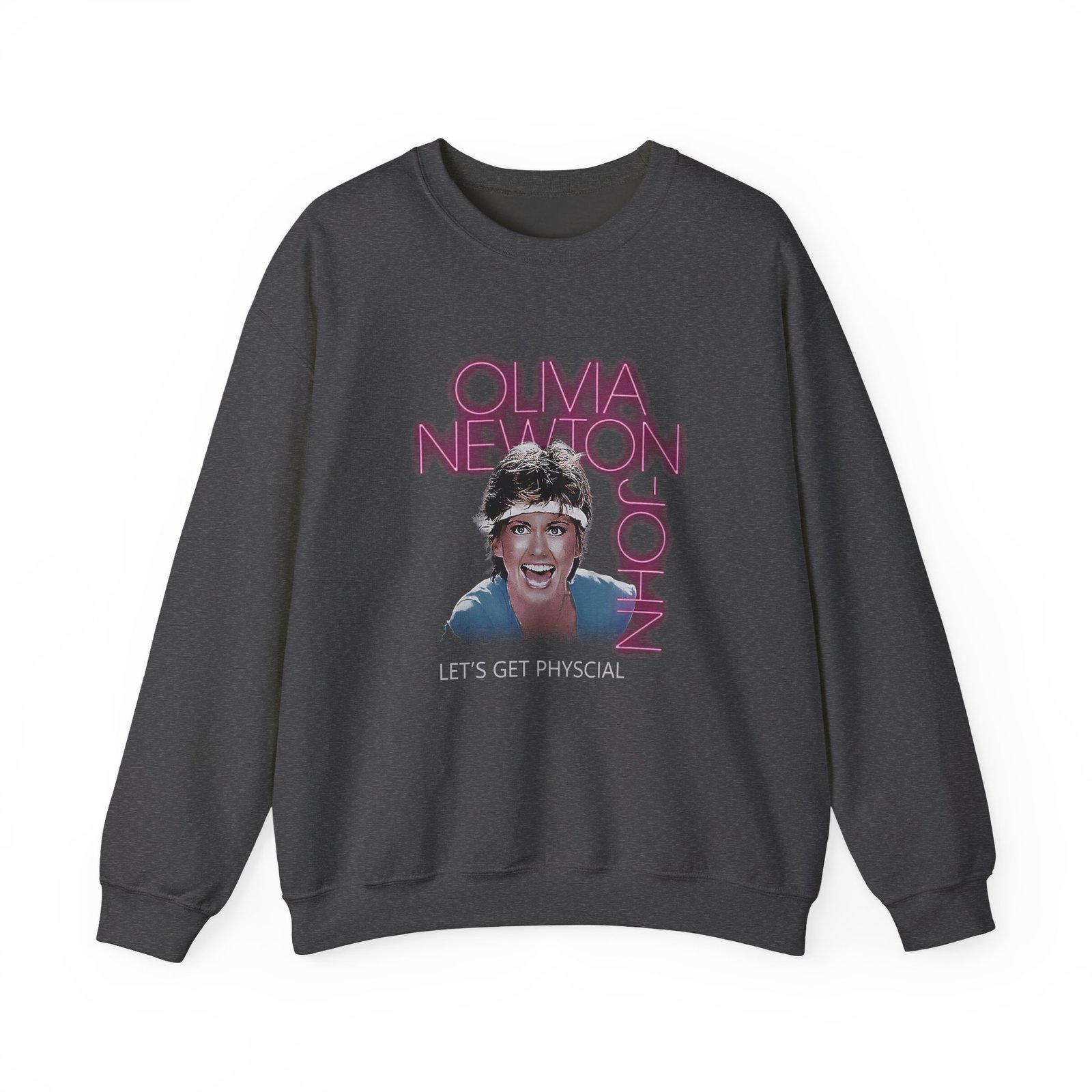 Olivia Newton John Neon Nights Unisex Heavy Blend™ Crewneck Sweatshirt