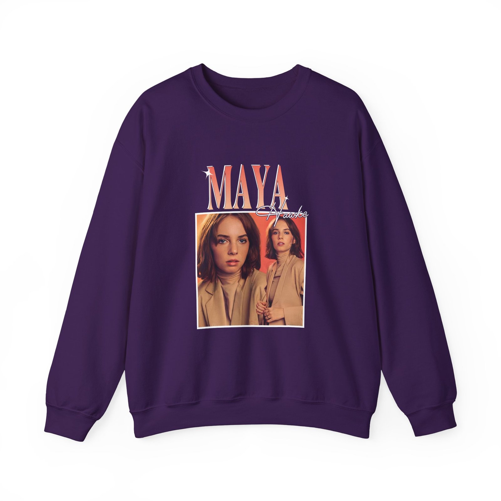 Maya Hawke Unisex Heavy Blend™ Crewneck Sweatshirt
