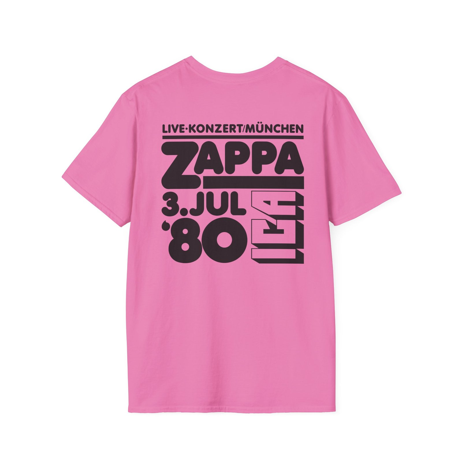 Frank Zappa 80 Munich Unisex Softstyle T-Shirt