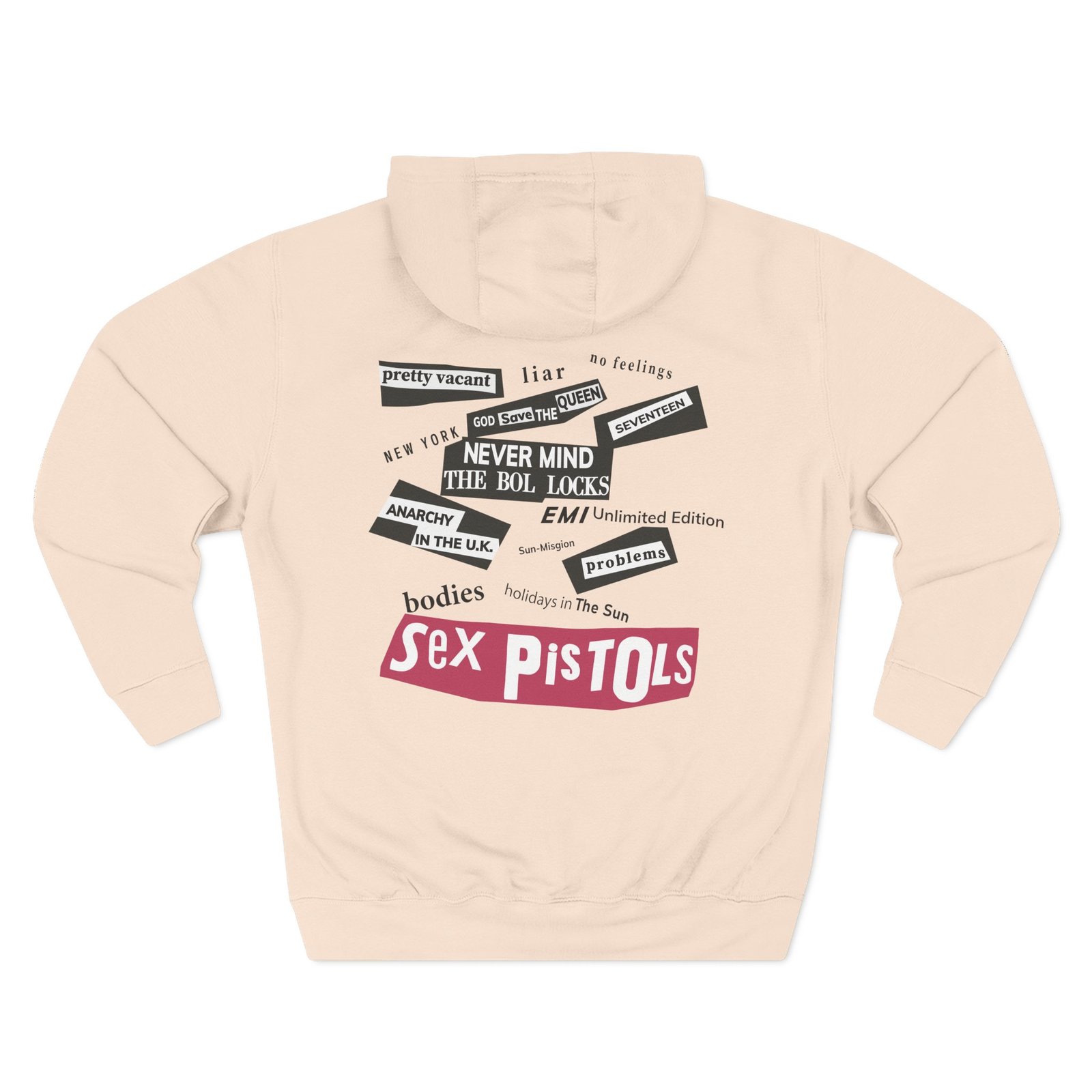 SPM Never Mind the Bollocks Three-Panel Fleece Hoodie
