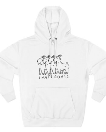 Tommyinnit I Hate Goats Three-Panel Fleece Hoodie