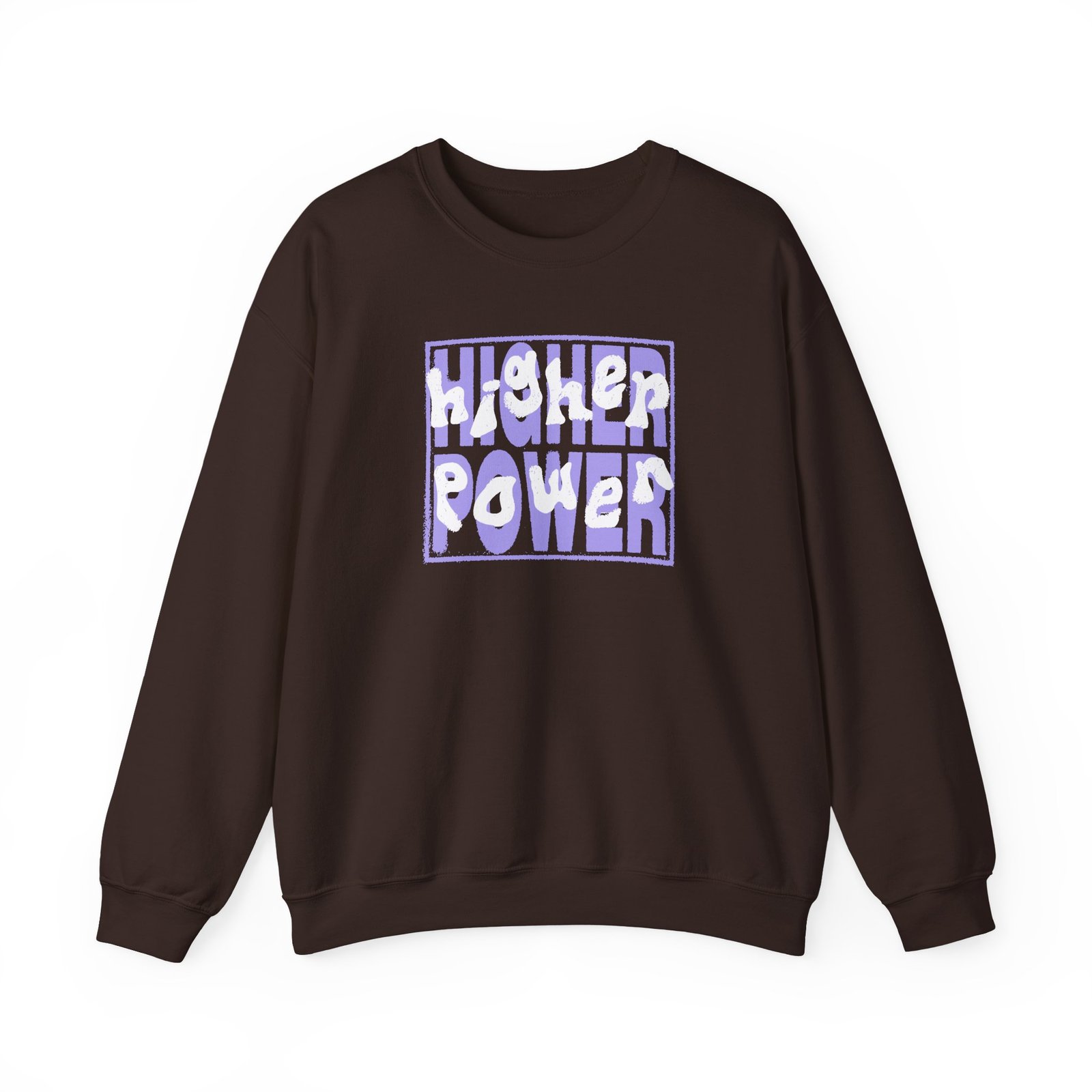 Higher Power Purple Logo Unisex Heavy Blend™ Crewneck Sweatshirt