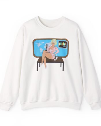 Brittany Broski News Watching Unisex Heavy Blend™ Crewneck Sweatshirt