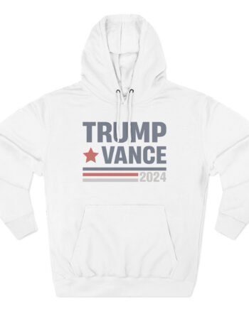 Trump Vance 2024 Election Supporter Three-Panel Fleece Hoodie