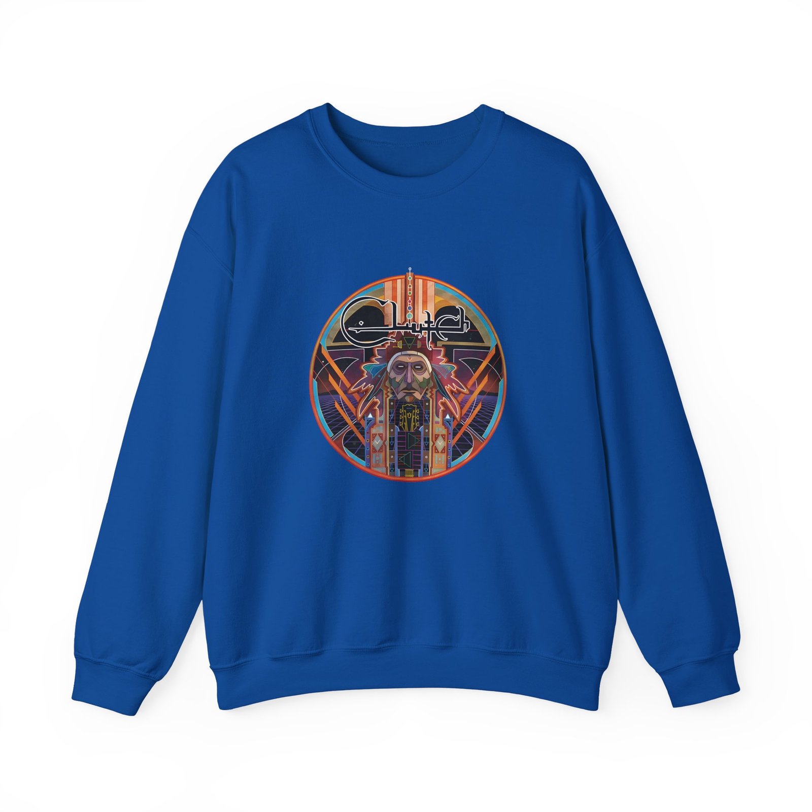 Clutch Earth Rocker Unisex Heavy Blend™ Crewneck Sweatshirt