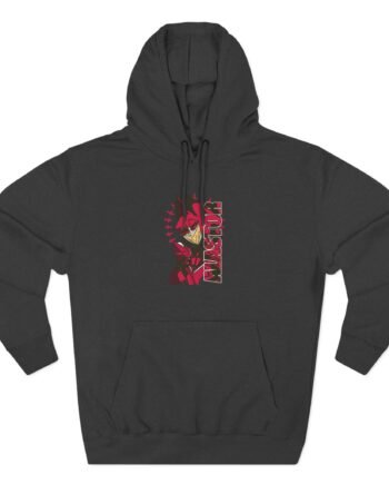 Hazbin hotel Angel Dust Three-Panel Fleece Hoodie