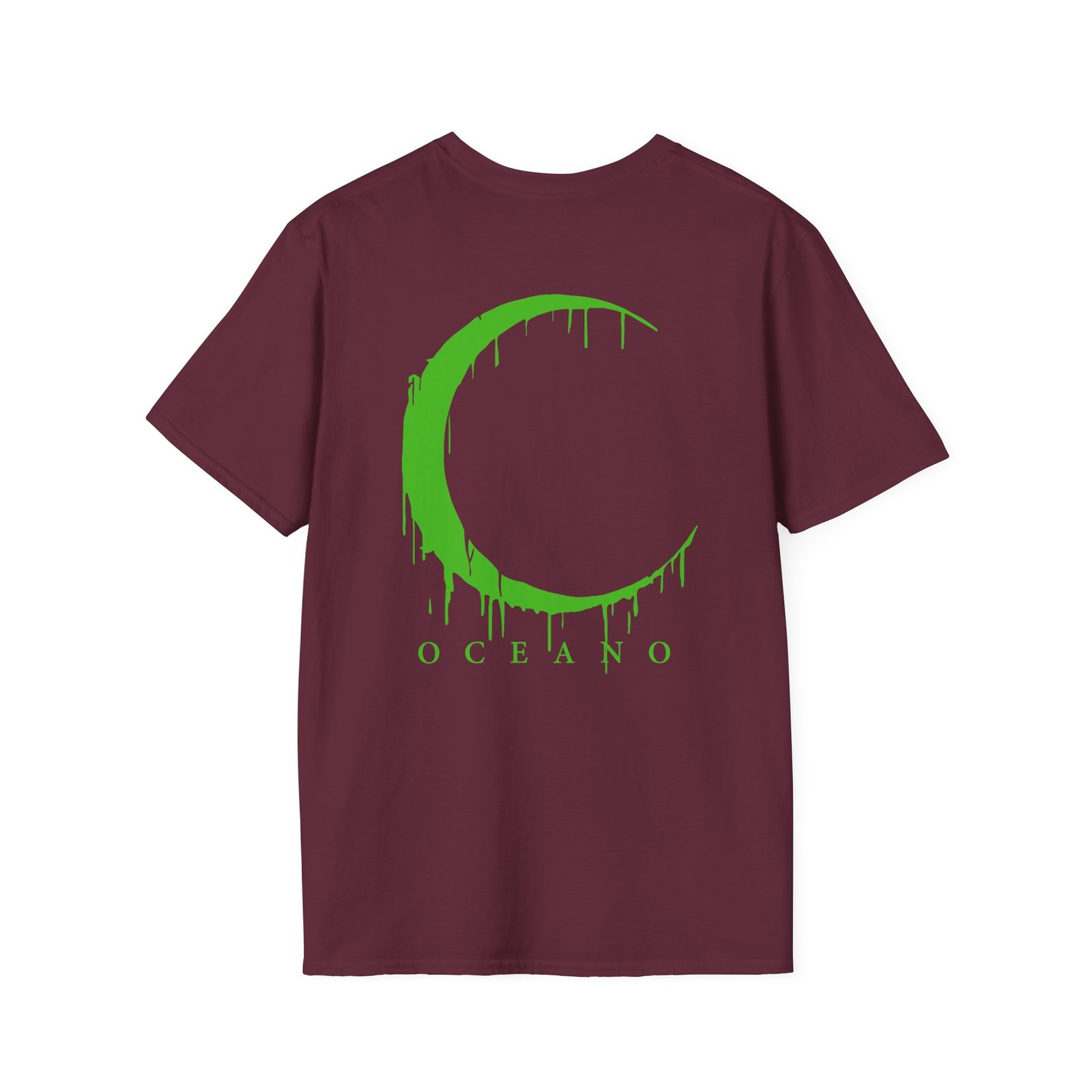 Oceano Alien Green Moon Unisex Softstyle T-Shirt