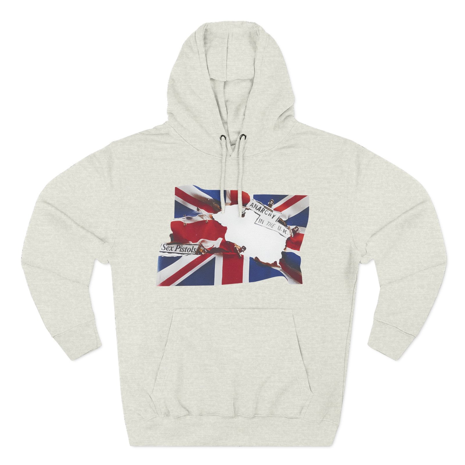 SPM Anarchy in the Uk Flag Three-Panel Fleece Hoodie