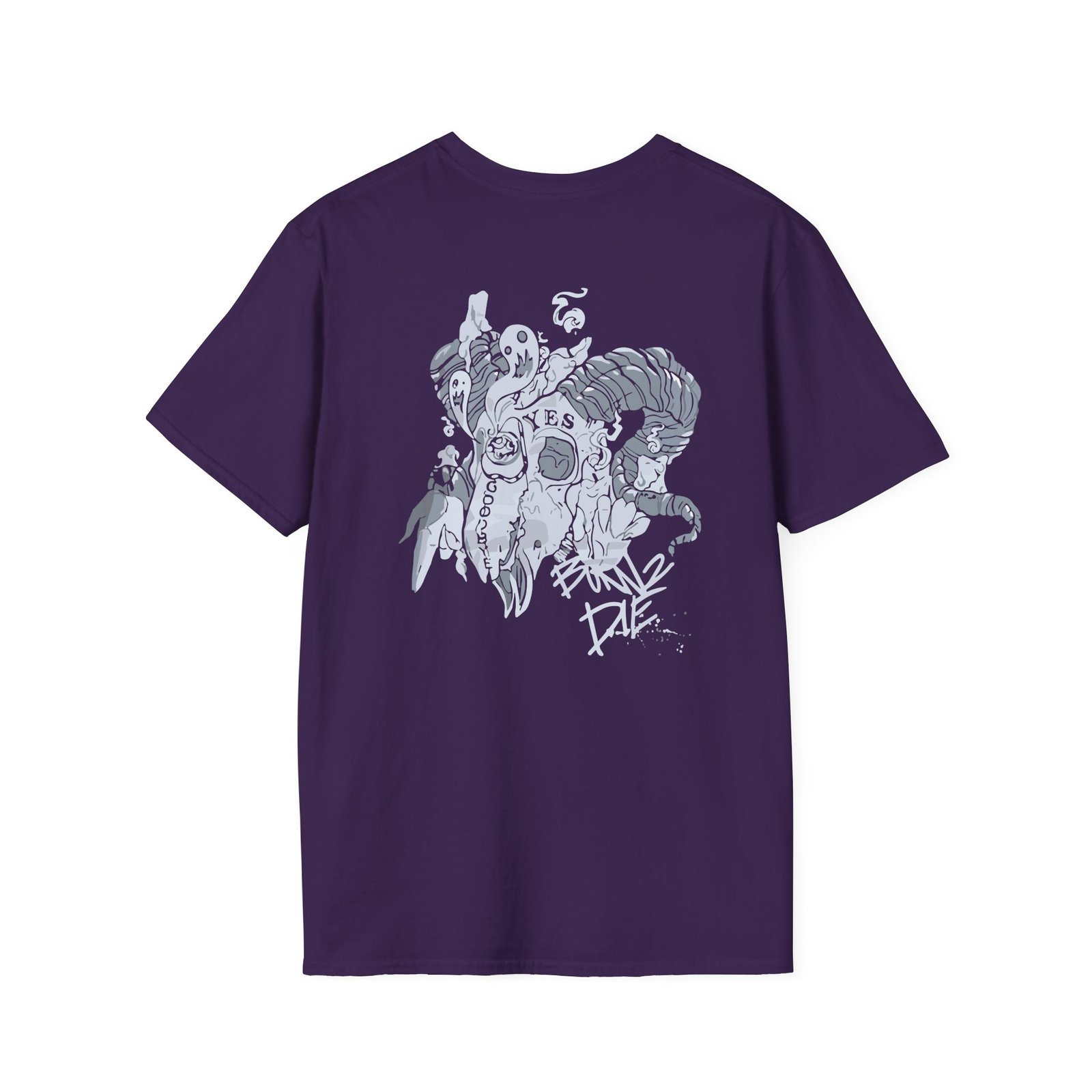 Ghastly - Born 2 Die Unisex Softstyle T-Shirt