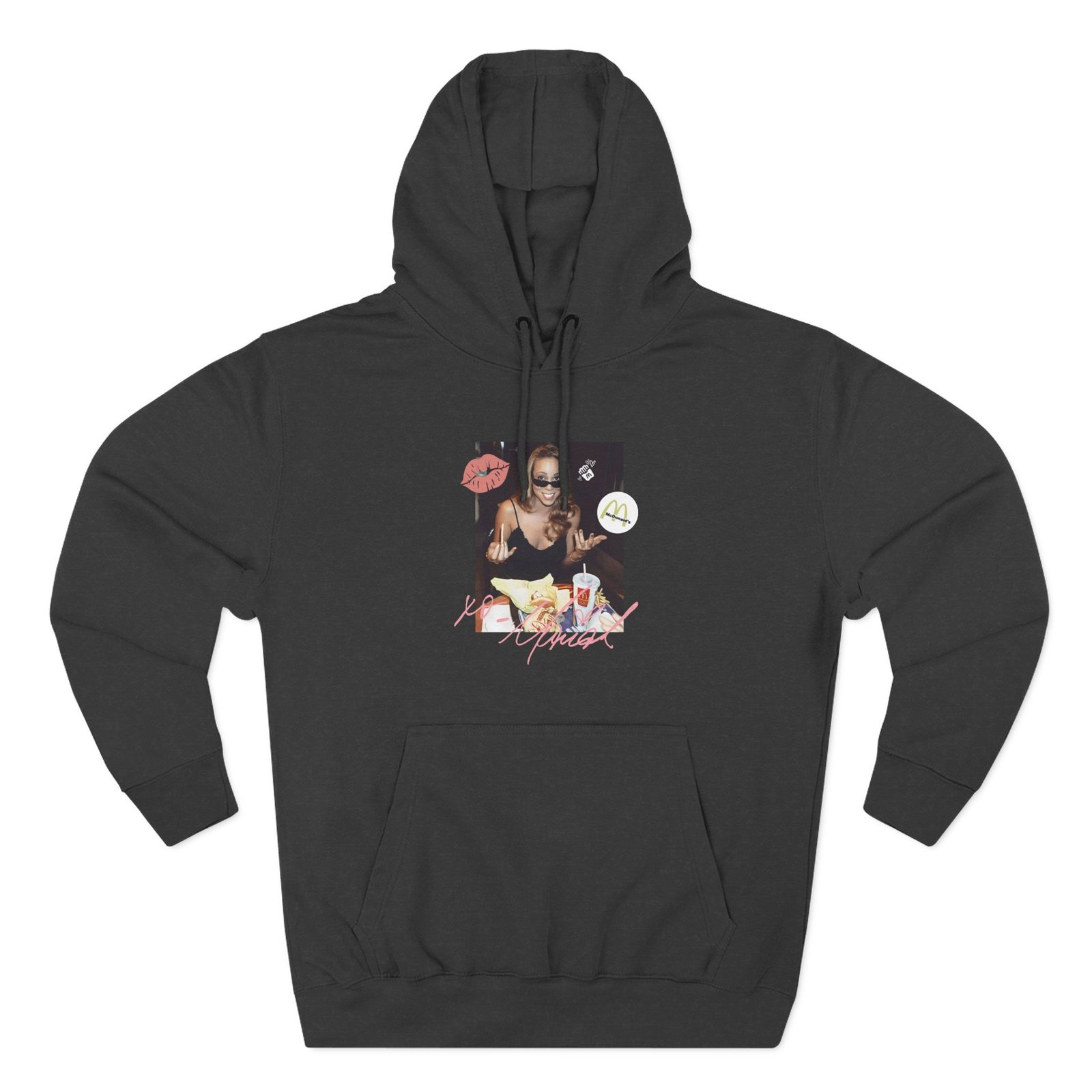 Mariah Carey Mcdonalds Three-Panel Fleece Hoodie