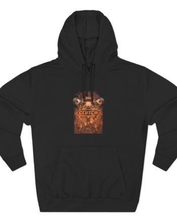 Clutch  Doom Saloon Three-Panel Fleece Hoodie