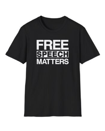 Louder With Crowder Free Speech Matters Unisex Softstyle T-Shirt