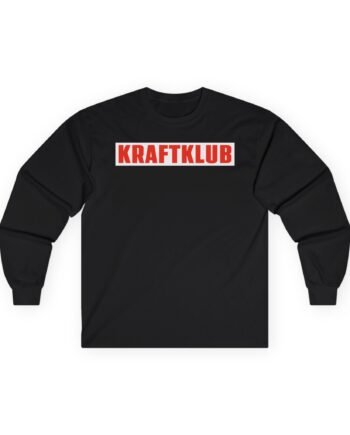 Kraftklub Logo Red Unisex Ultra Cotton Long Sleeve Tee