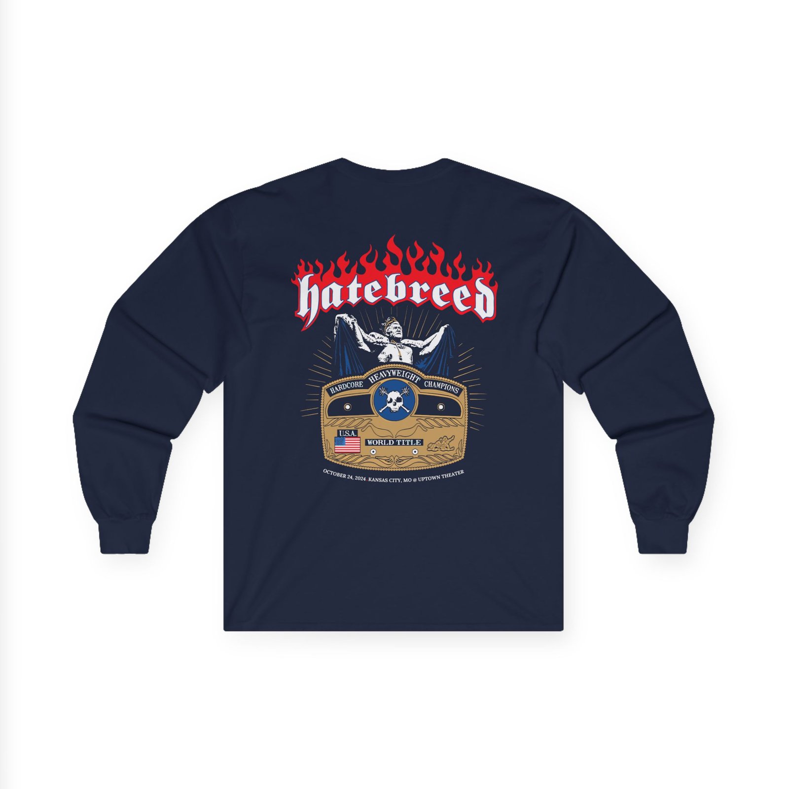 Hatebreed Kansas City Unisex Ultra Cotton Long Sleeve Tee