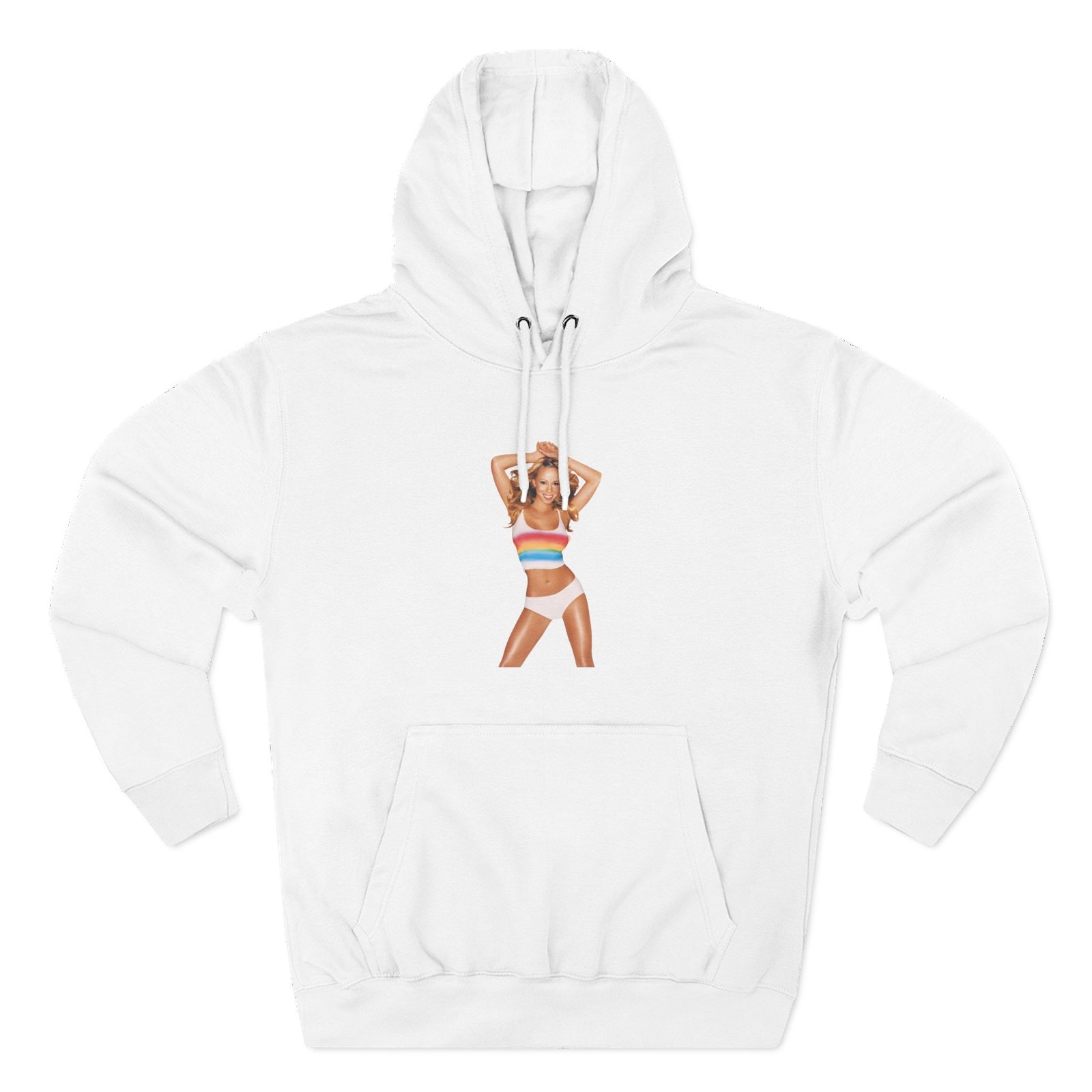 Mariah Carey Rainbow Three-Panel Fleece Hoodie