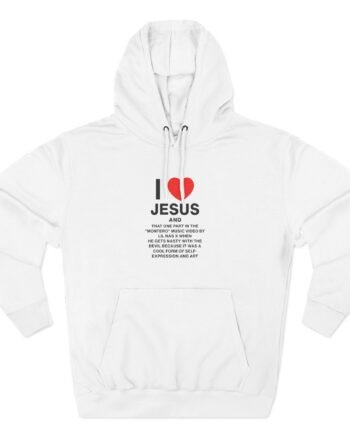 Lil Nas X I Love Jesus and Montero Three-Panel Fleece Hoodie
