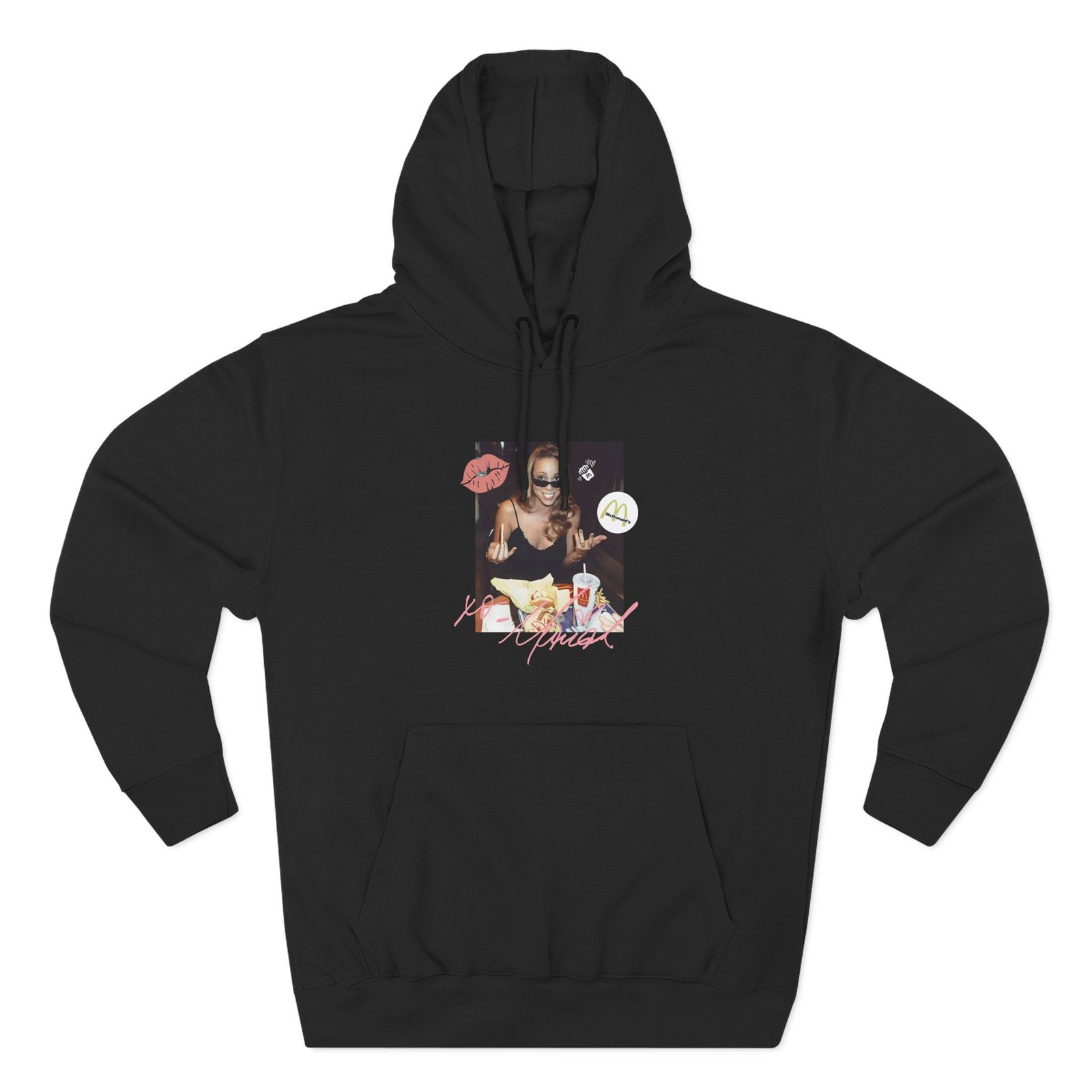 Mariah Carey Mcdonalds Three-Panel Fleece Hoodie