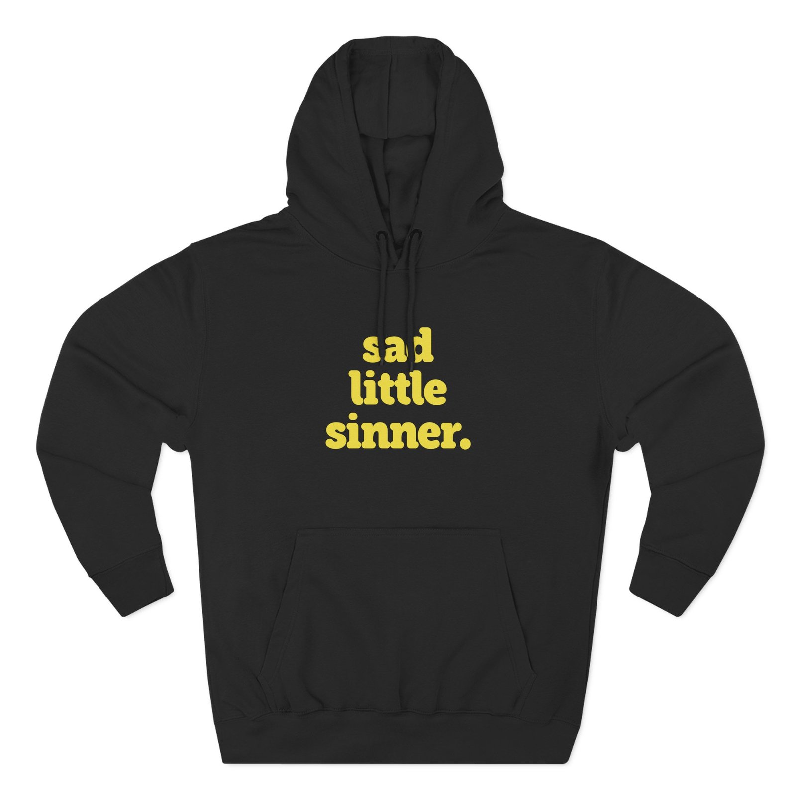 Raye Yellow Sad Little Sinner Three-Panel Fleece Hoodie