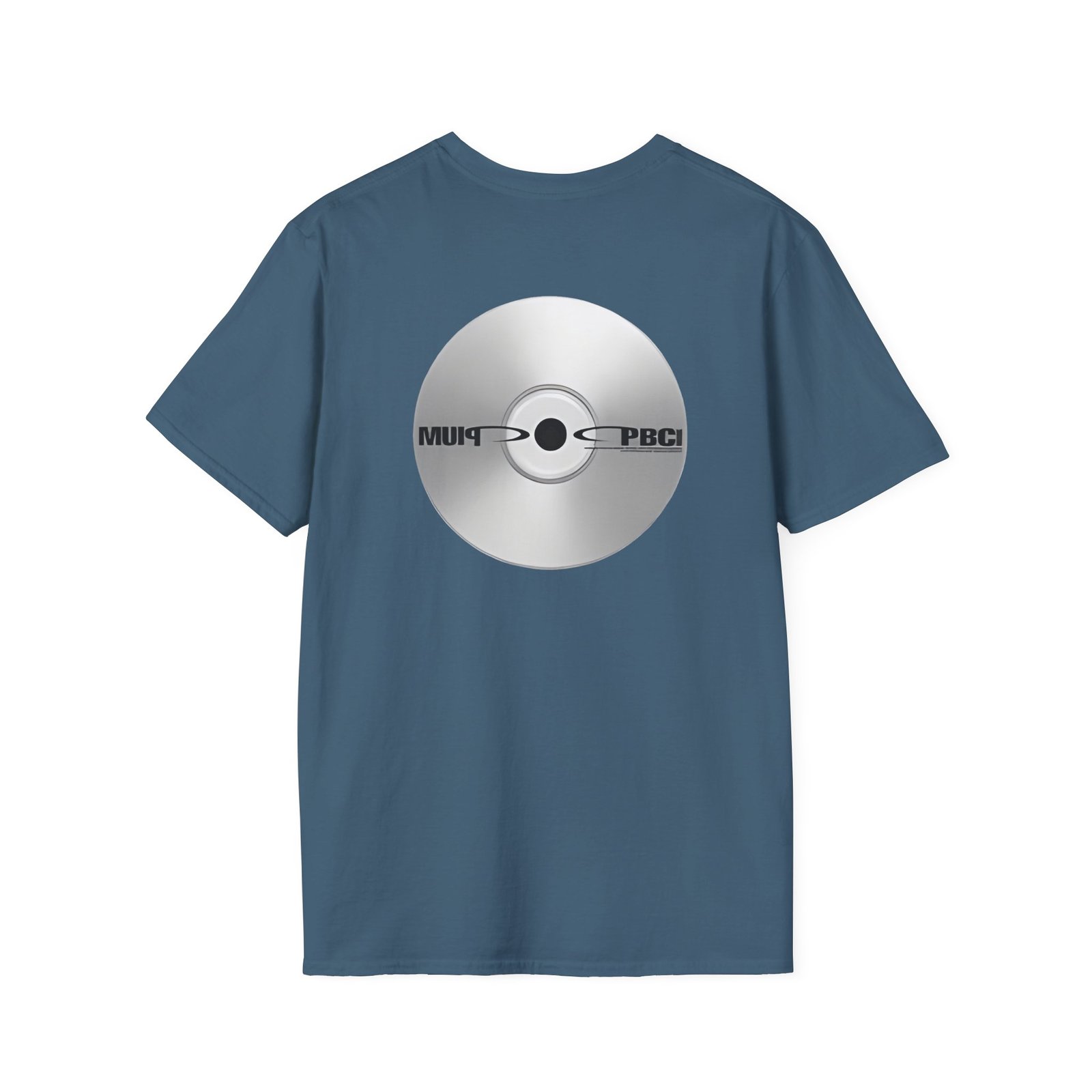 PC Iam Silver Disc Unisex Softstyle T-Shirt