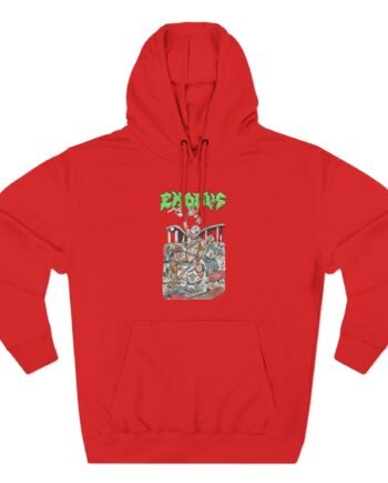 Exodus Beatings Three-Panel Fleece Hoodie