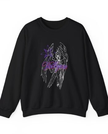 Valkyrae Angel Unisex Heavy Blend™ Crewneck Sweatshirt