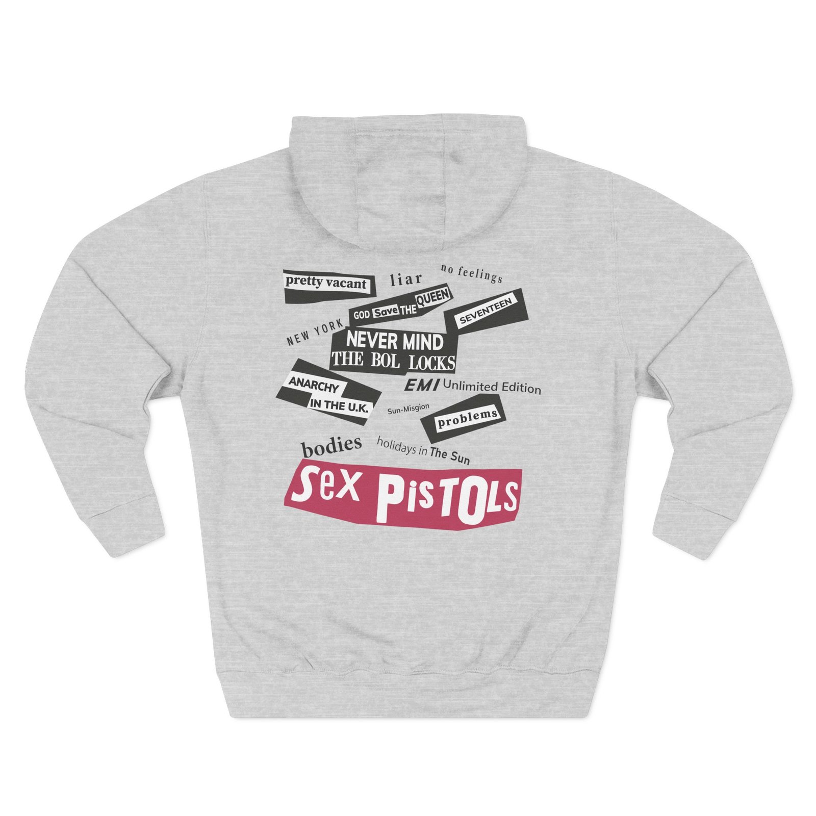 SPM Never Mind the Bollocks Three-Panel Fleece Hoodie