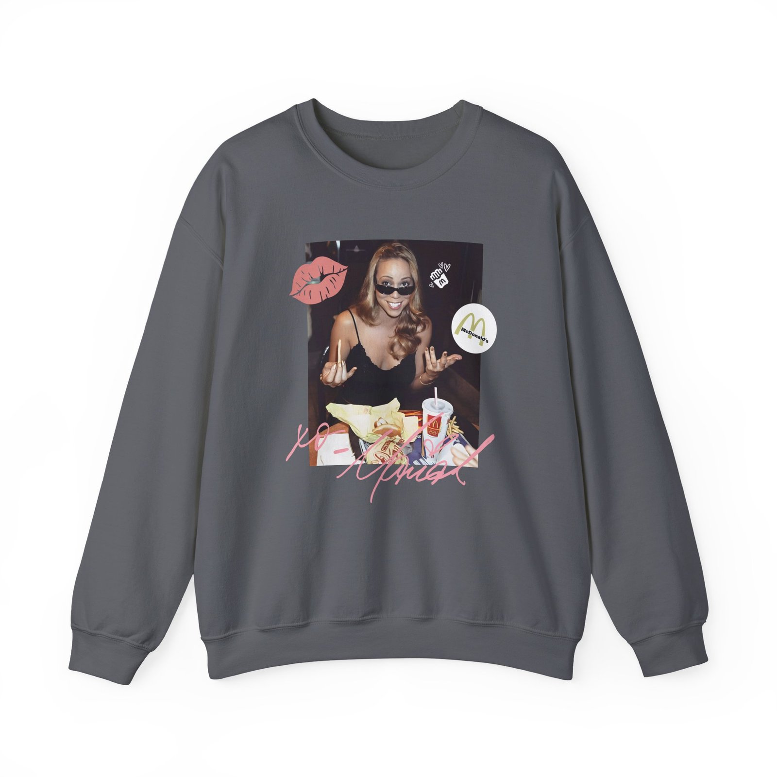 Mariah Carey Mcdonalds Unisex Heavy Blend™ Crewneck Sweatshirt