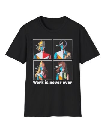 Daft Punk Work is never over Unisex Softstyle T-Shirt