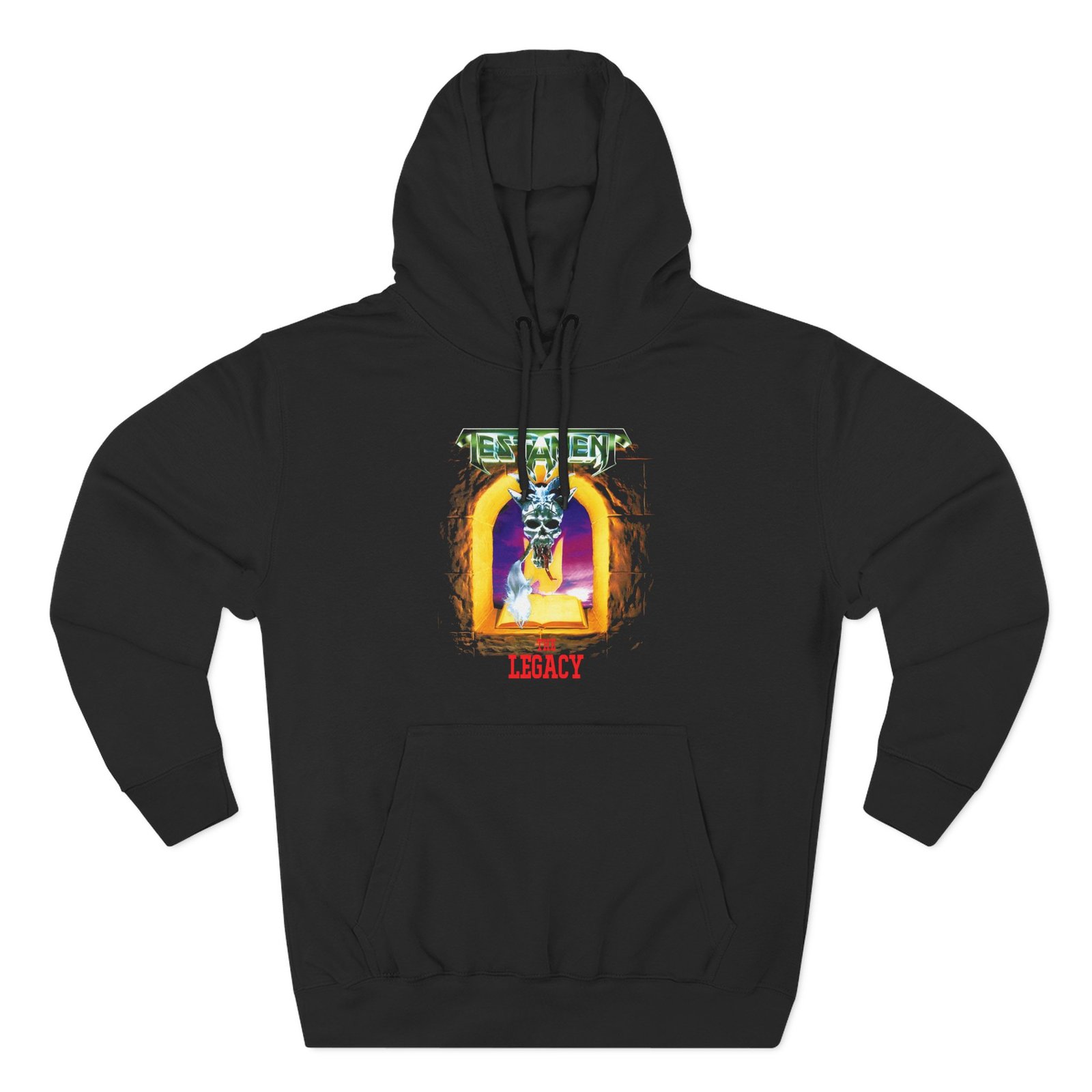 Testament the Legacy Album Three-Panel Fleece Hoodie