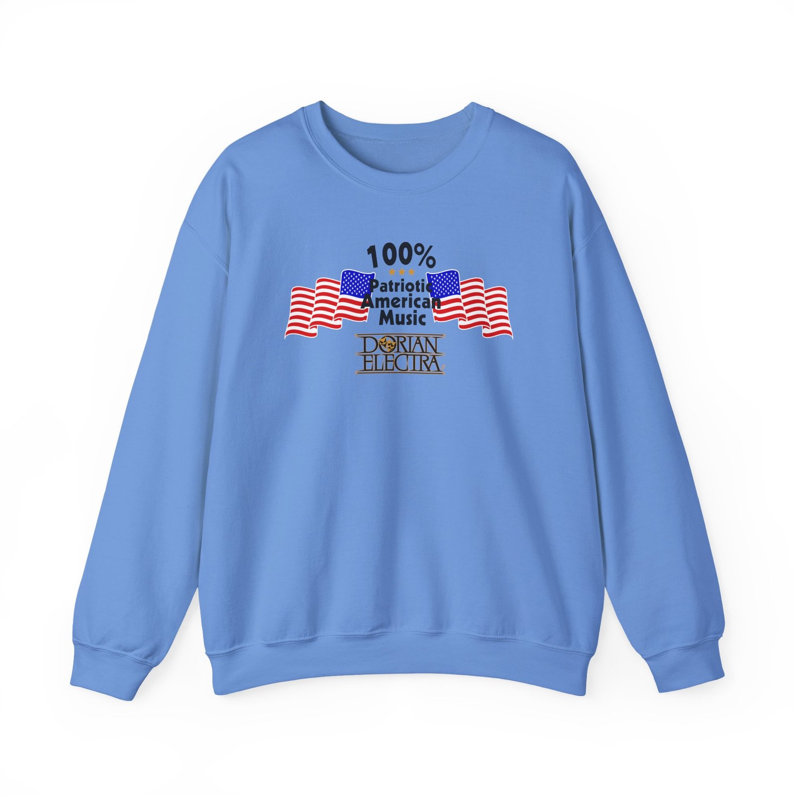 Dorian Electra Patriotic American Music Unisex Heavy Blend™ Crewneck Sweatshirt