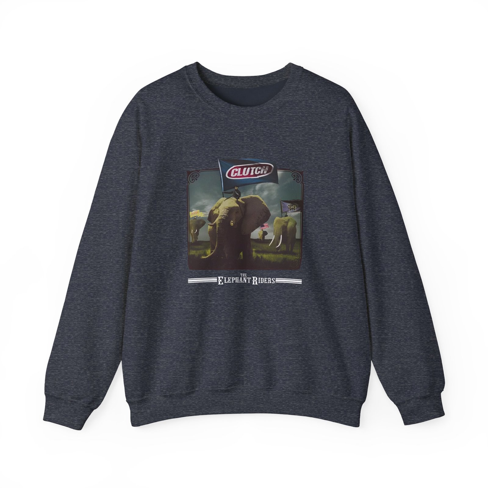 Clutch Elephant Riders Unisex Heavy Blend™ Crewneck Sweatshirt