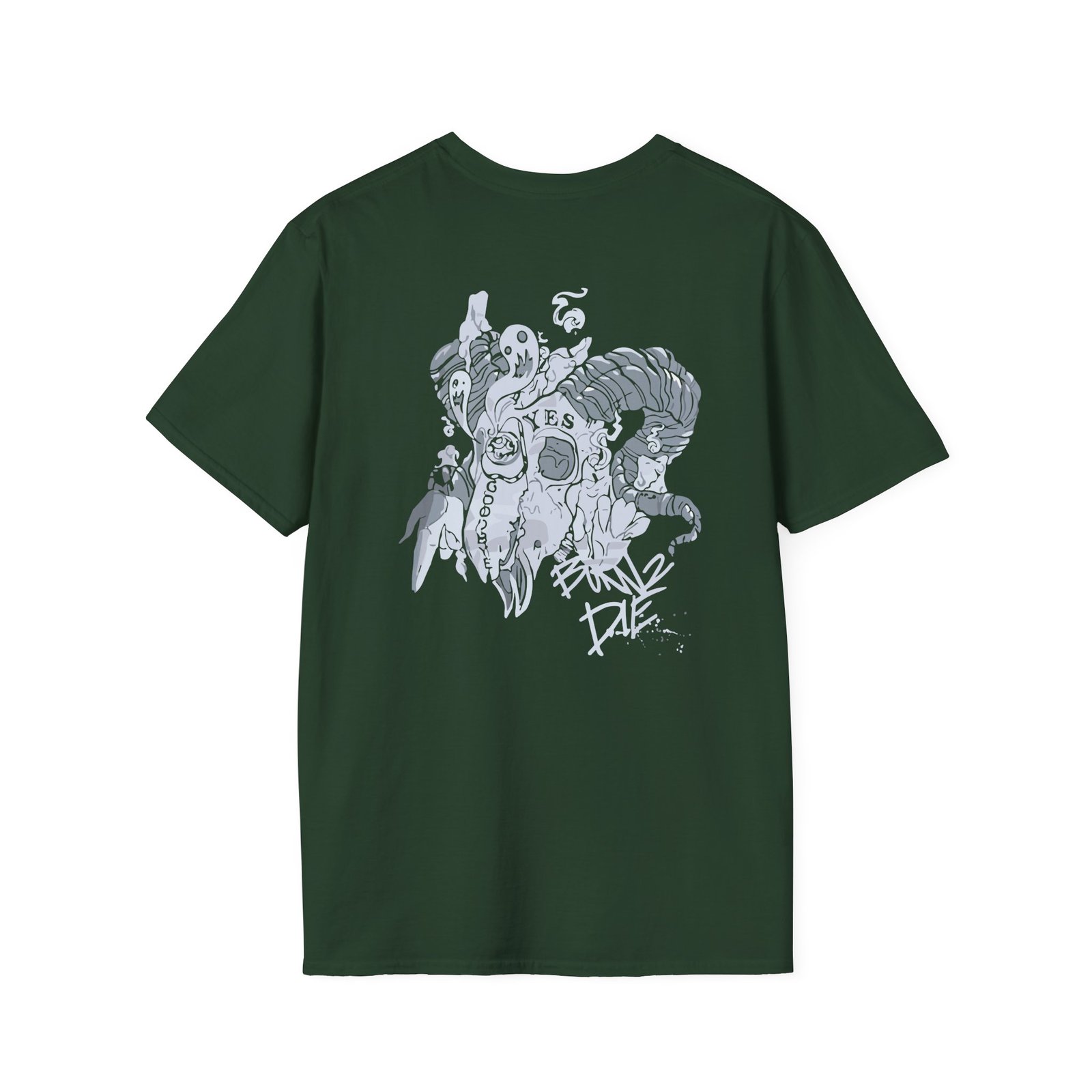 Ghastly - Born 2 Die Unisex Softstyle T-Shirt