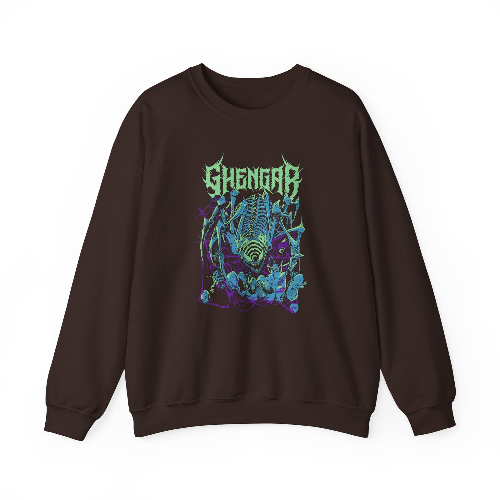 Ghastly Ghengar Arachnophilia Unisex Heavy Blend™ Crewneck Sweatshirt