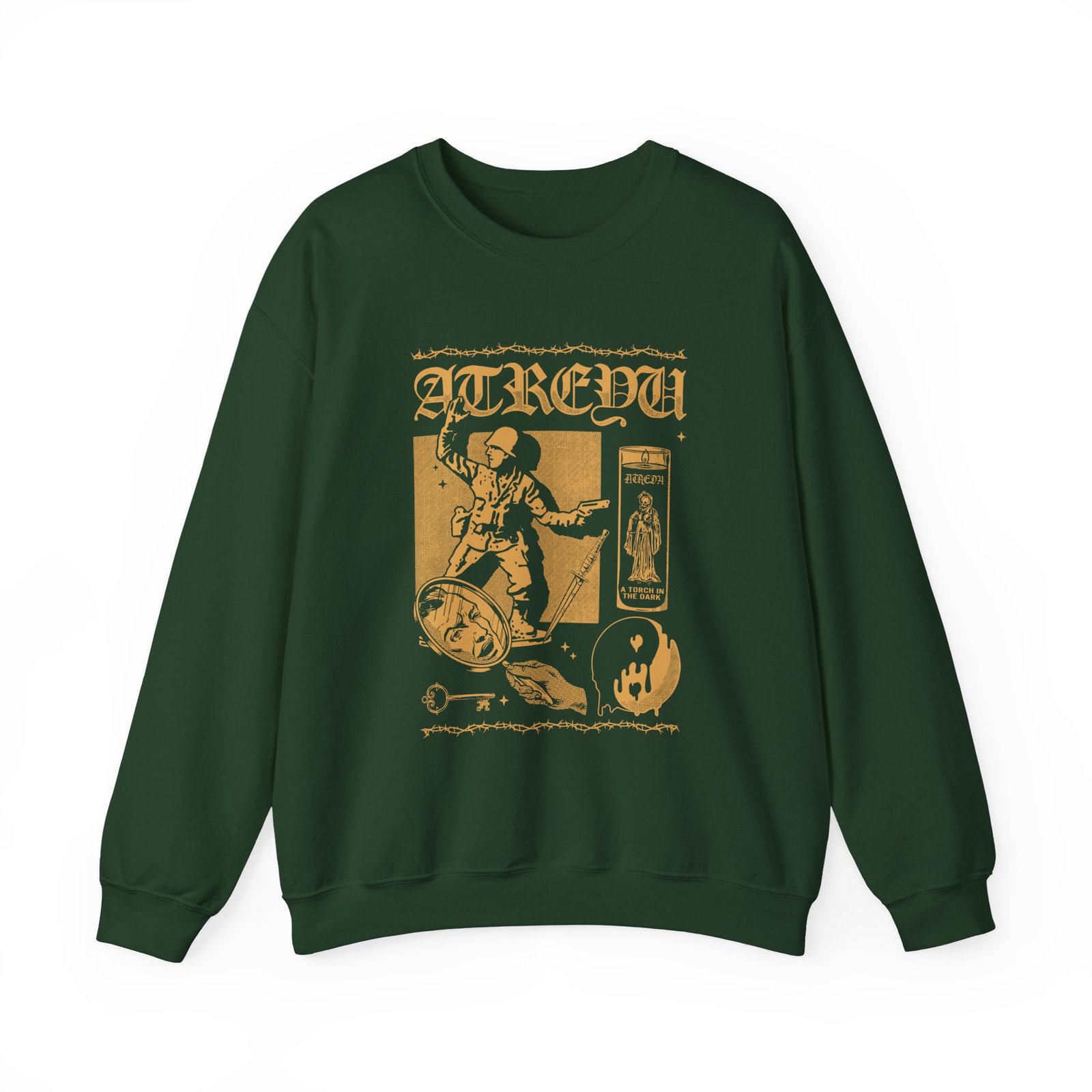 Atreyu Atitd Torch Light Unisex Heavy Blend™ Crewneck Sweatshirt