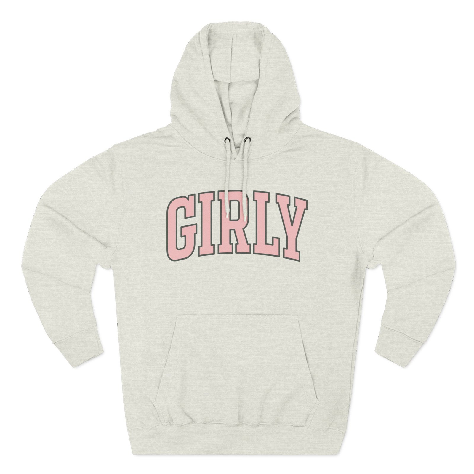 The Toast Girly Three-Panel Fleece Hoodie