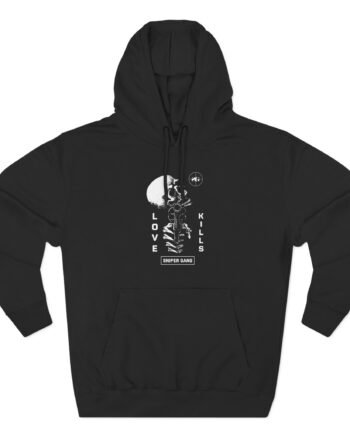 KBK Love Kills Three-Panel Fleece Hoodie