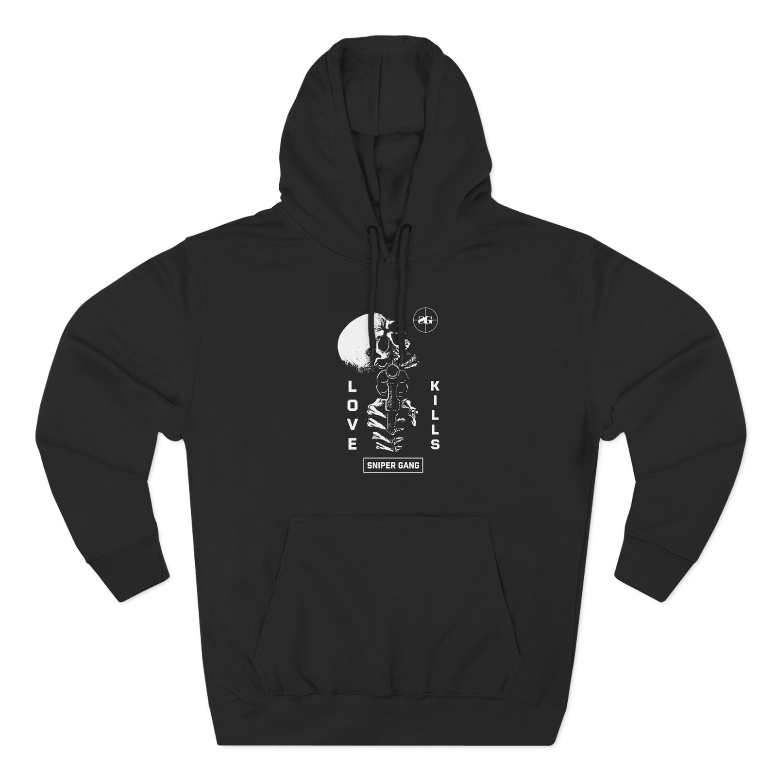 KBK Love Kills Three-Panel Fleece Hoodie