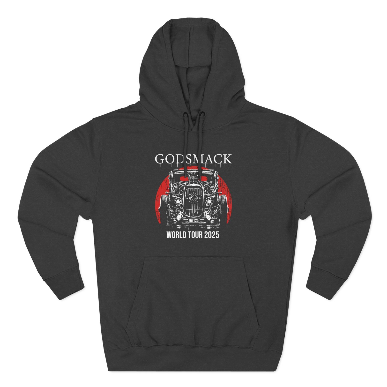 Godsmack World Tour 2025 Three-Panel Fleece Hoodie