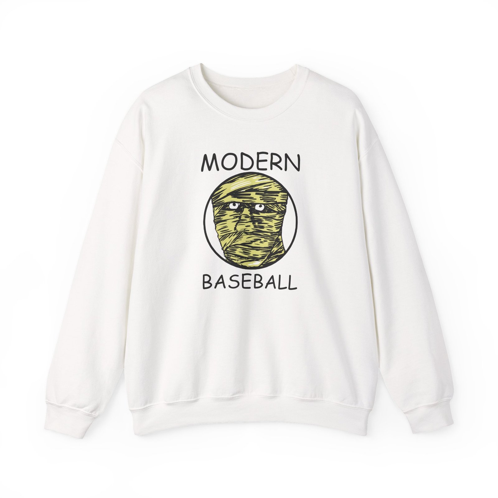 Modern Baseball Mummy Unisex Heavy Blend™ Crewneck Sweatshirt
