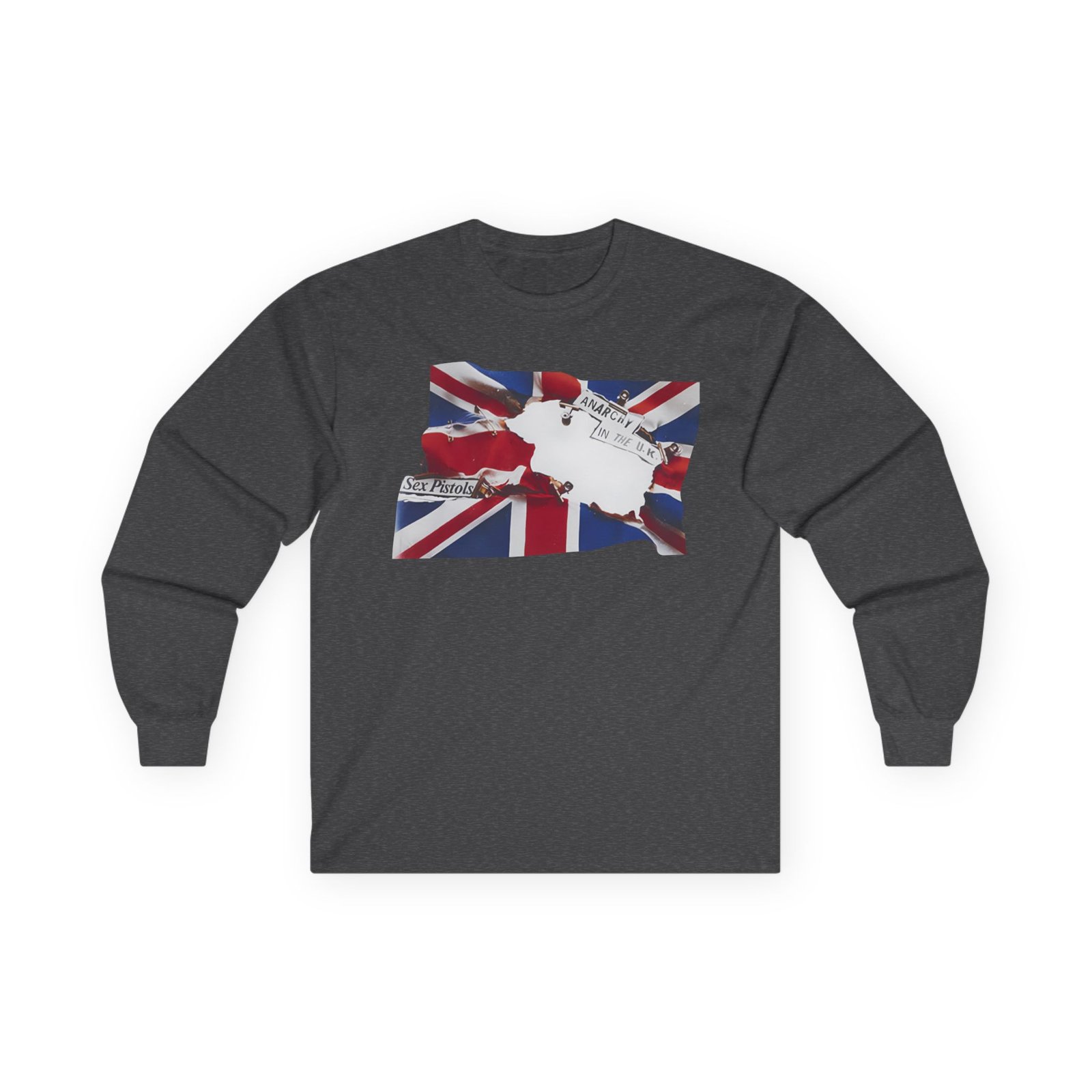 SPM Anarchy in the Uk Flag Unisex Ultra Cotton Long Sleeve Tee