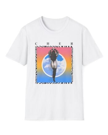 Cher in the Clouds Photo Unisex Softstyle T-Shirt