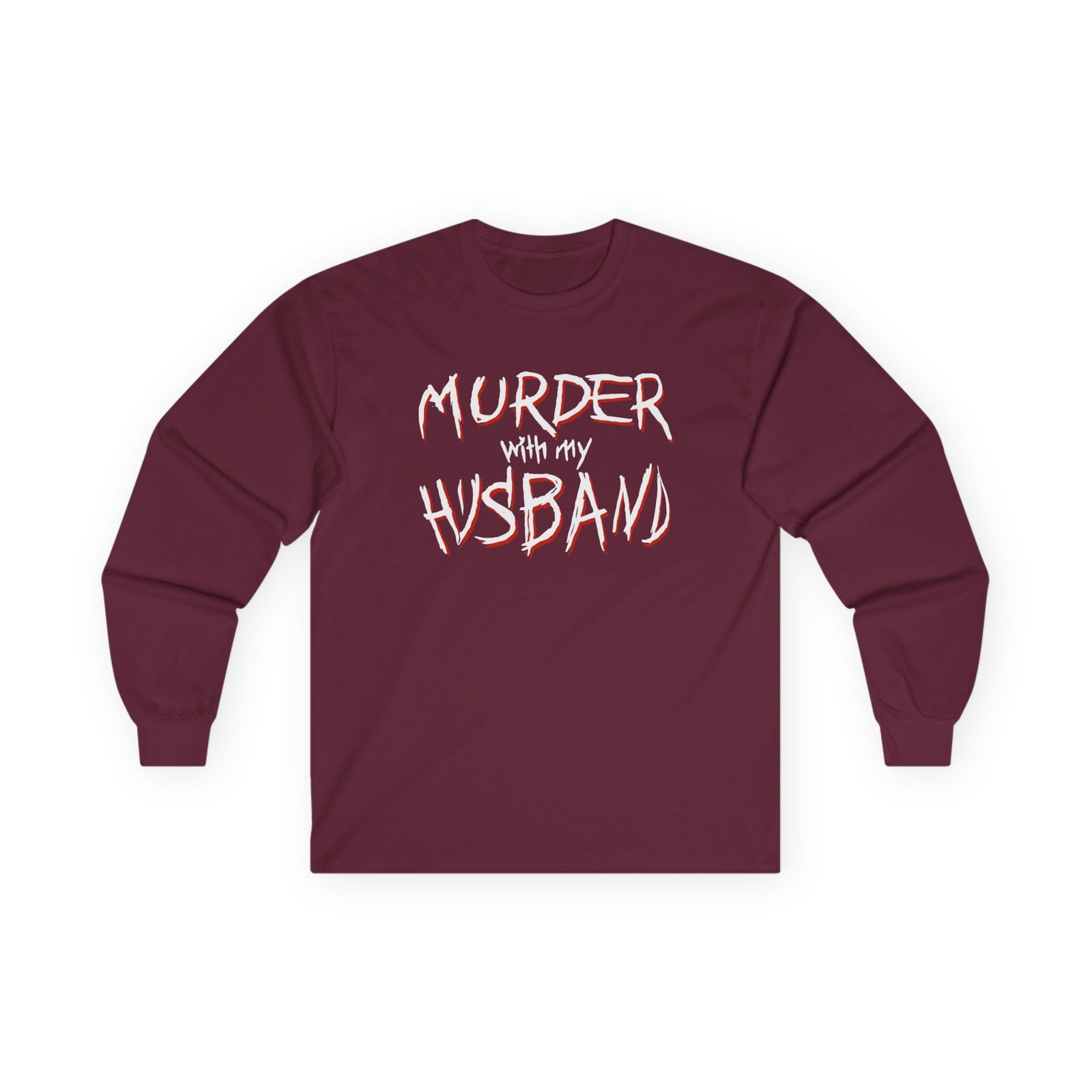 Murder With My Husband Unisex Ultra Cotton Long Sleeve Tee
