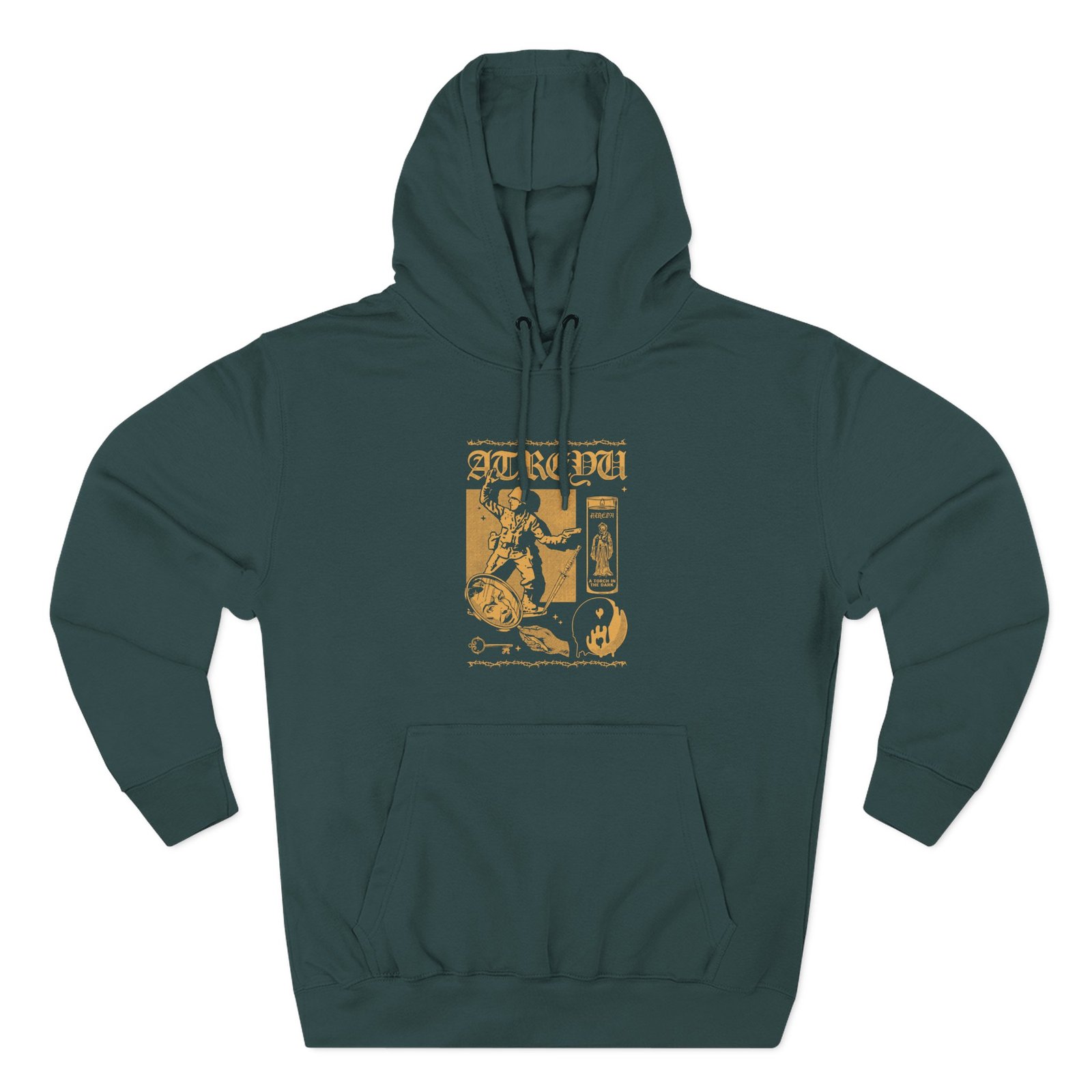Atreyu Atitd Torch Light Three-Panel Fleece Hoodie