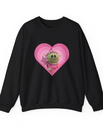 Nanalan  Princess Mona With Heart Unisex Heavy Blendn Crewneck Sweatshirt