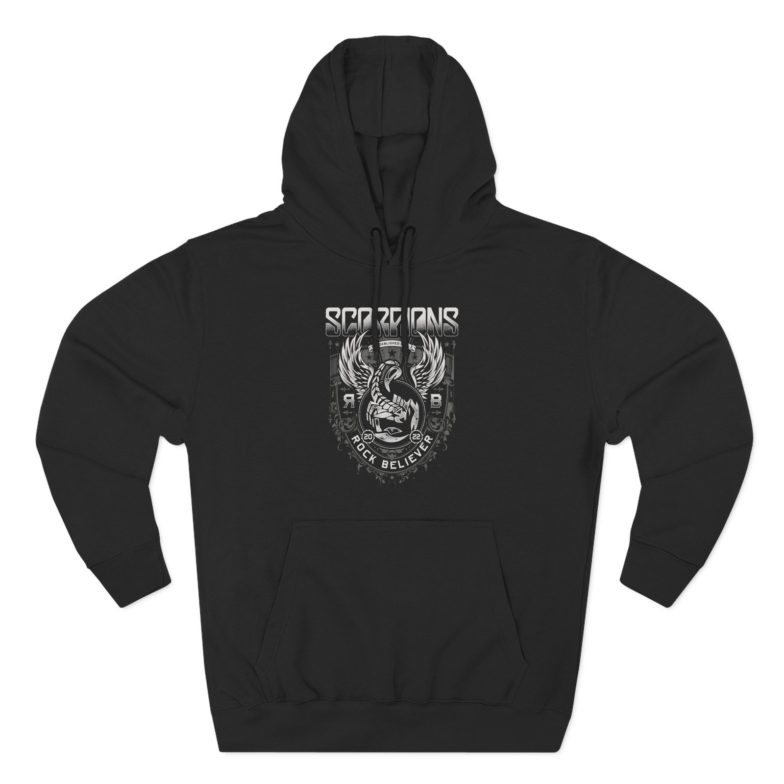 SCP Rock Believer Ornaments Three-Panel Fleece Hoodie