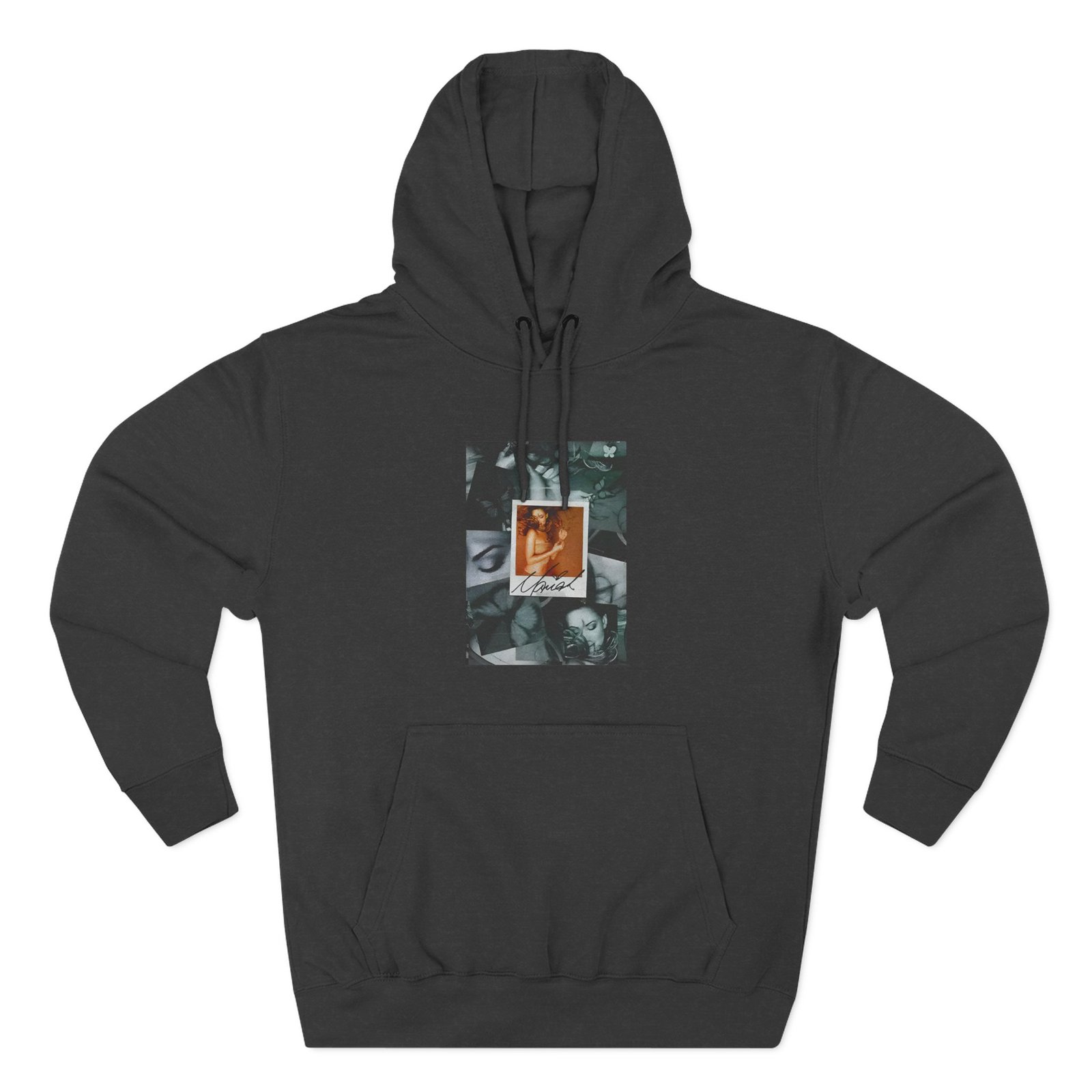 Mariah Carey Butterfly Collage Three-Panel Fleece Hoodie