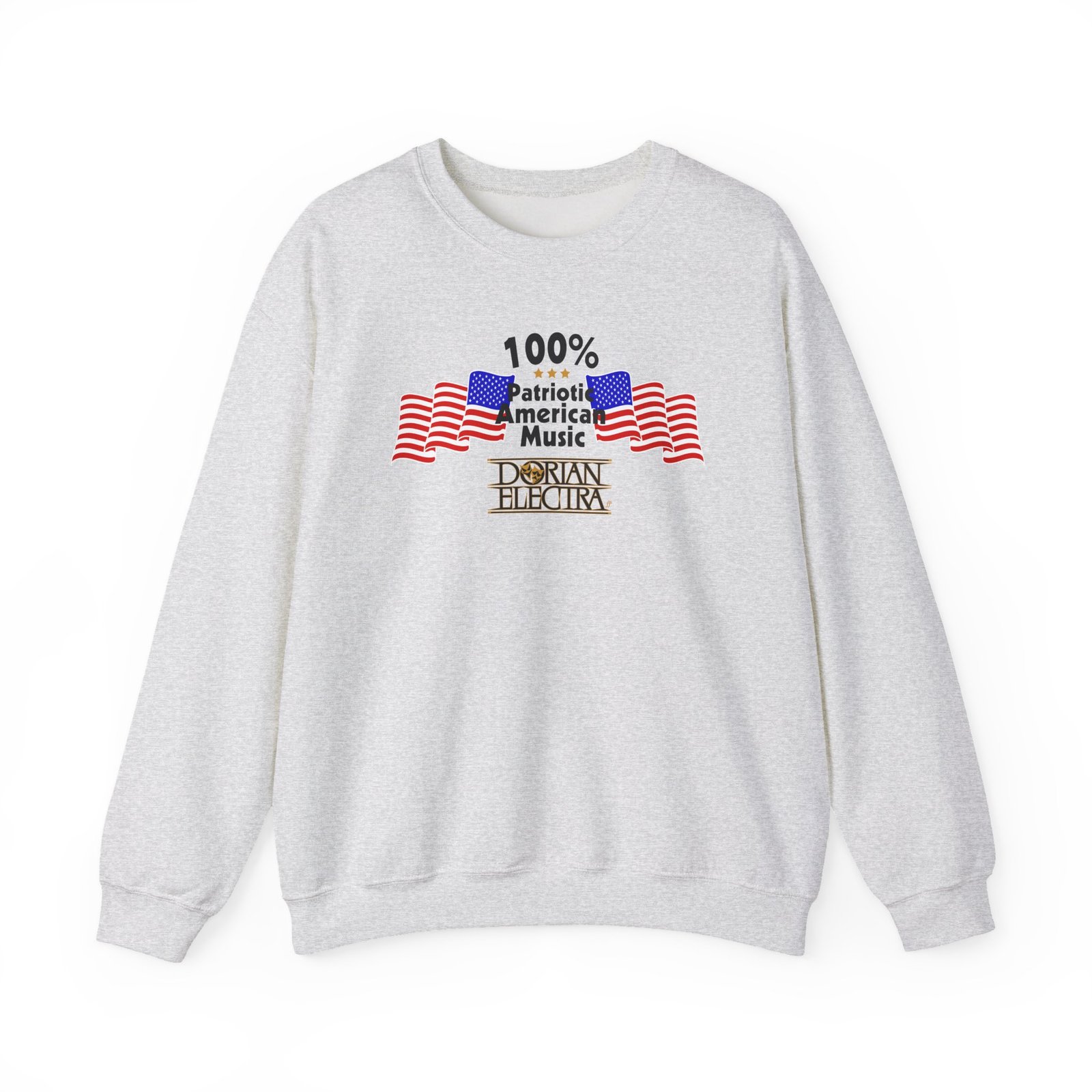 Dorian Electra Patriotic American Music Unisex Heavy Blend™ Crewneck Sweatshirt