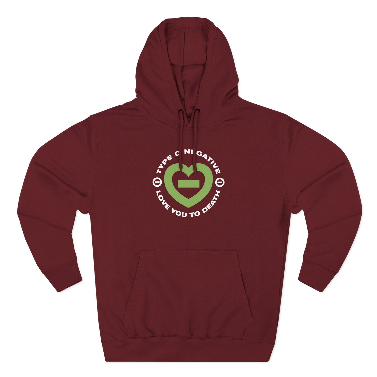 Type O Negative Love You to Death Three-Panel Fleece Hoodie