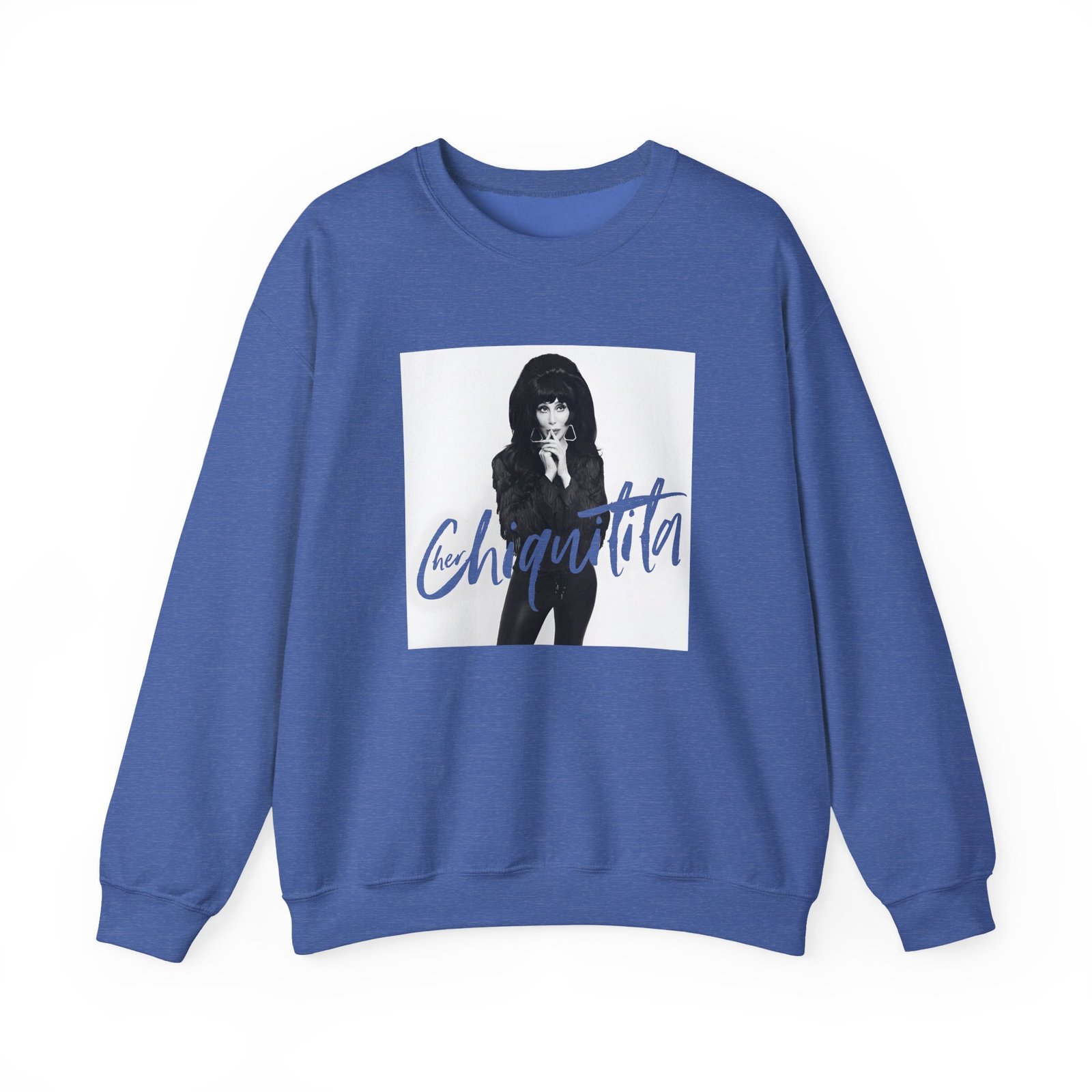 Cher Chiquitita Photo Unisex Heavy Blend™ Crewneck Sweatshirt
