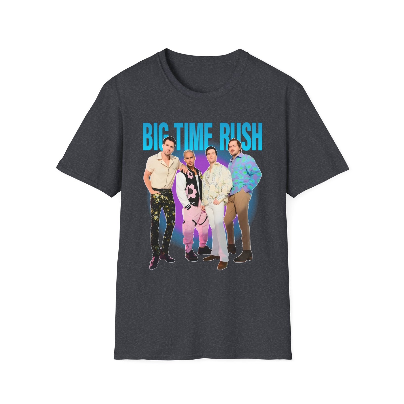 Big Time Rush Btr Portrait Unisex Softstyle T-Shirt